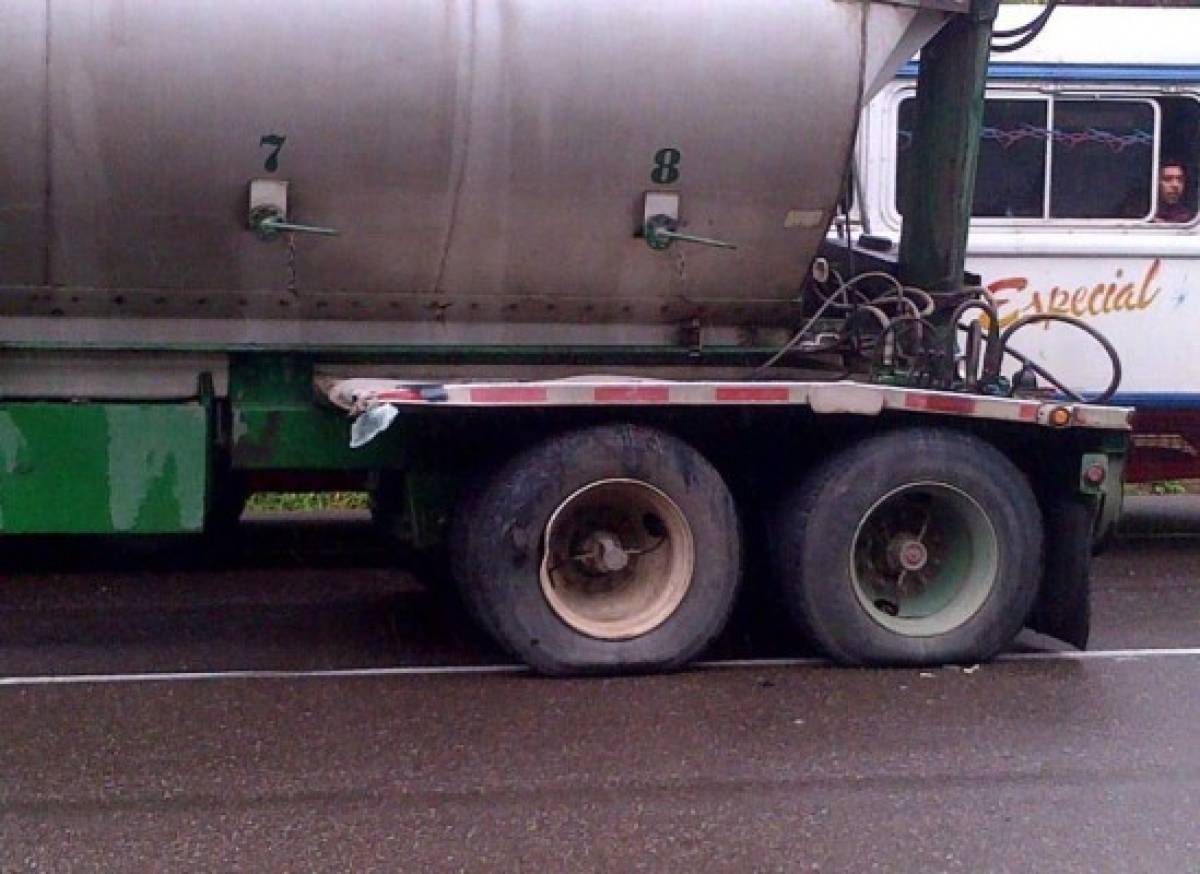 Dos heridos en accidente de vial al norte de Honduras