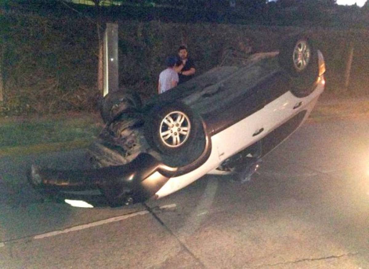 Accidente vehícular frente al instituto San Miguel