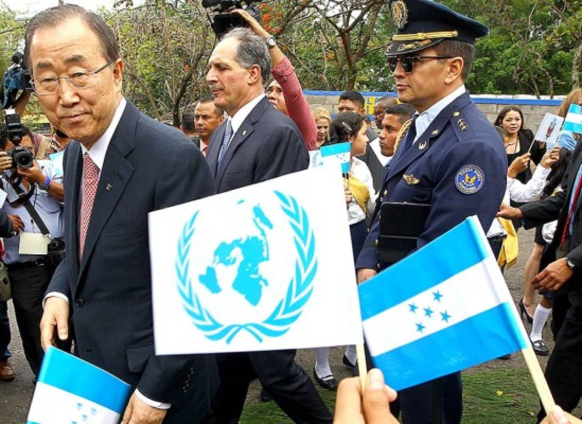 La visita de Ban Ki-moon a Honduras en fotos