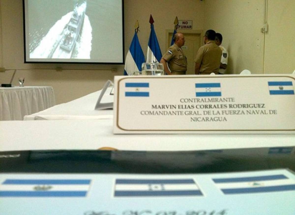 Reunión entre jefes de Navales de Honduras, El Salvador y Nicaragua