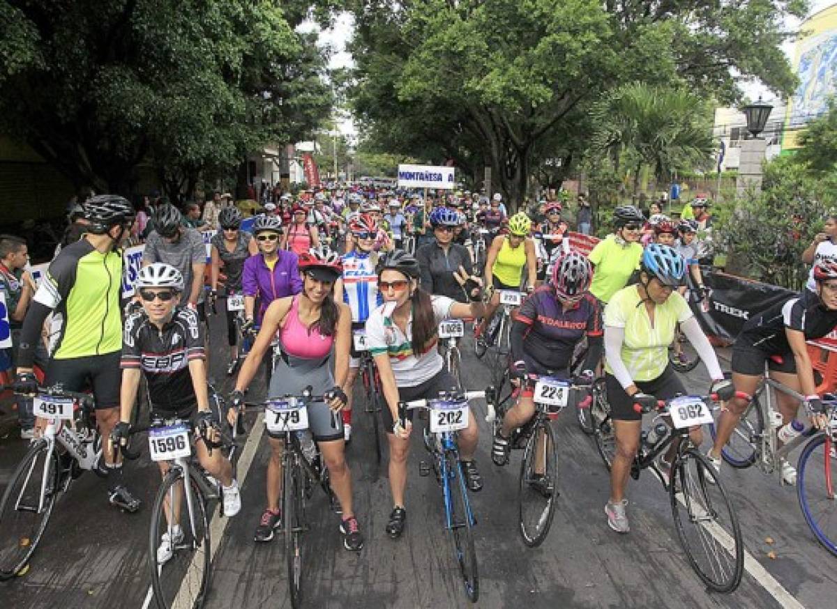 Un éxito convocatoria al máximo evento del ciclismo hondureño