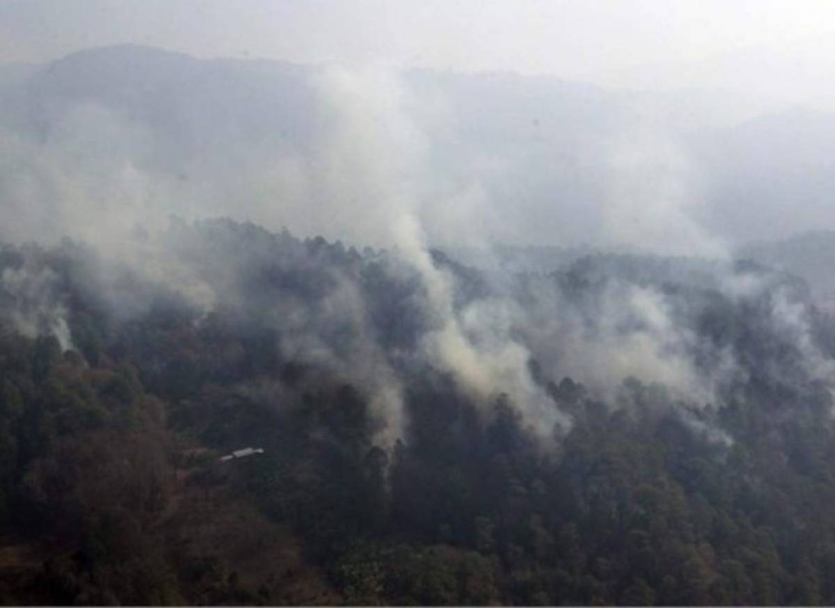 Resguardado desde las alturas ante alarmante cifra de incendios