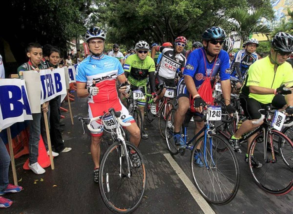 Un éxito convocatoria al máximo evento del ciclismo hondureño