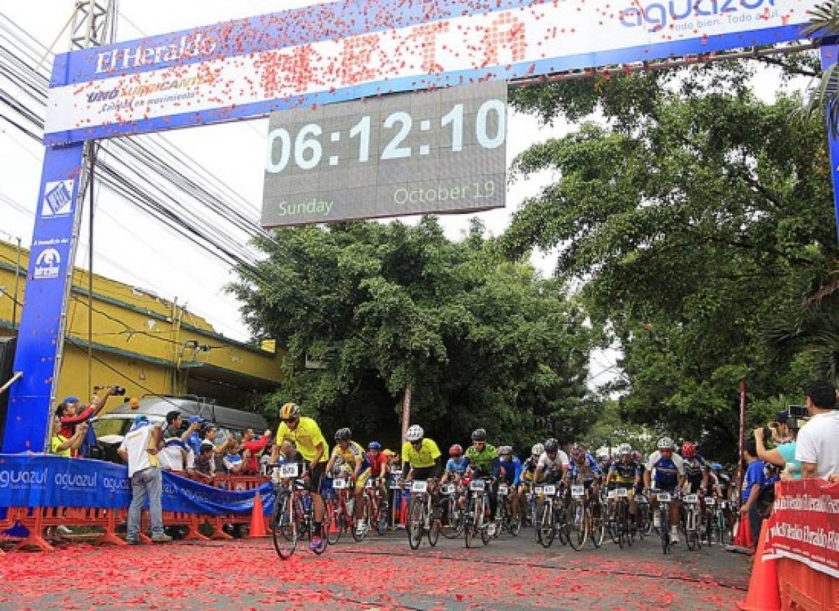 Un éxito convocatoria al máximo evento del ciclismo hondureño