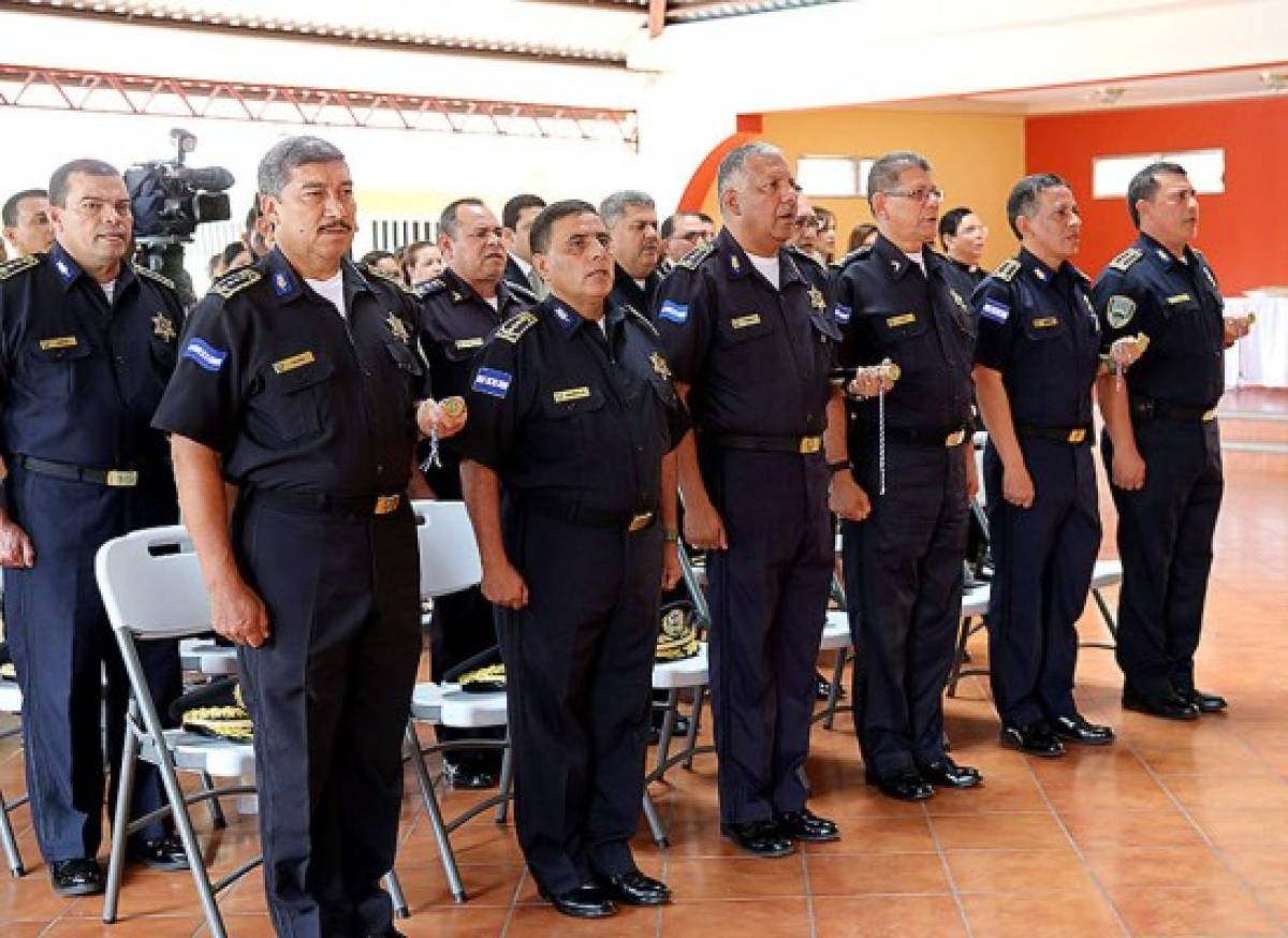 Nueve jefes policiales asumen funciones en Honduras