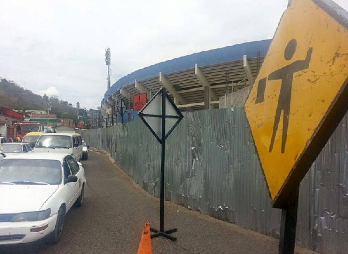 Infierno vial en alrededores del Estadio Nacional
