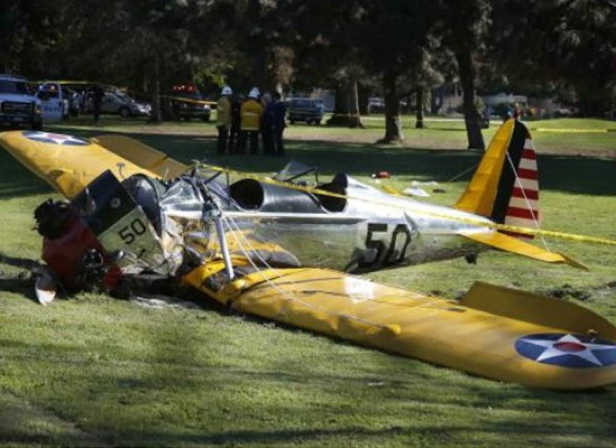 Harrison Ford sufre un accidente de avioneta