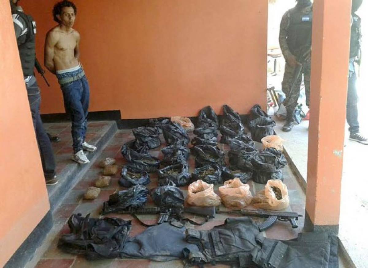 Honduras: Incautan armas y droga en La Era