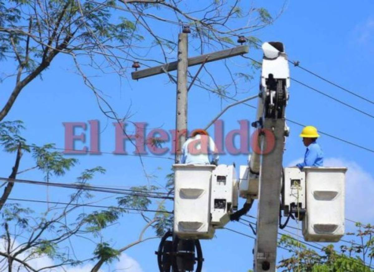 Sectores que no tendrán energía eléctrica este miércoles en Honduras