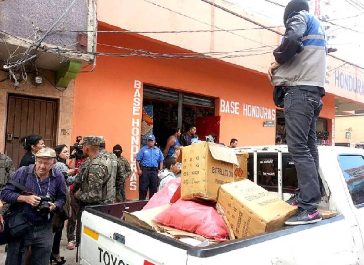 Decomisan pólvora en la capital de Honduras