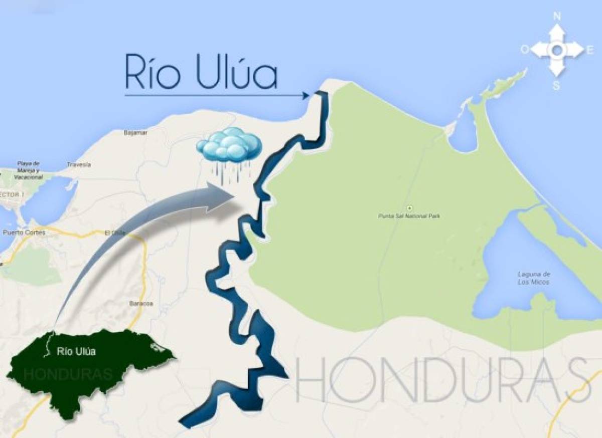 Alerta roja en la zona norte de Honduras
