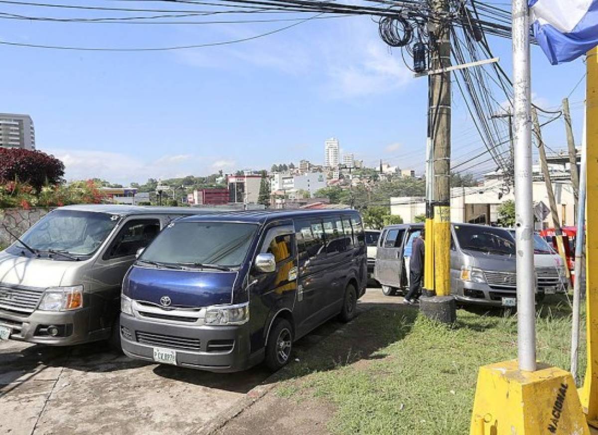 Tegucigalpa: Protesta de conductores de rapiditos