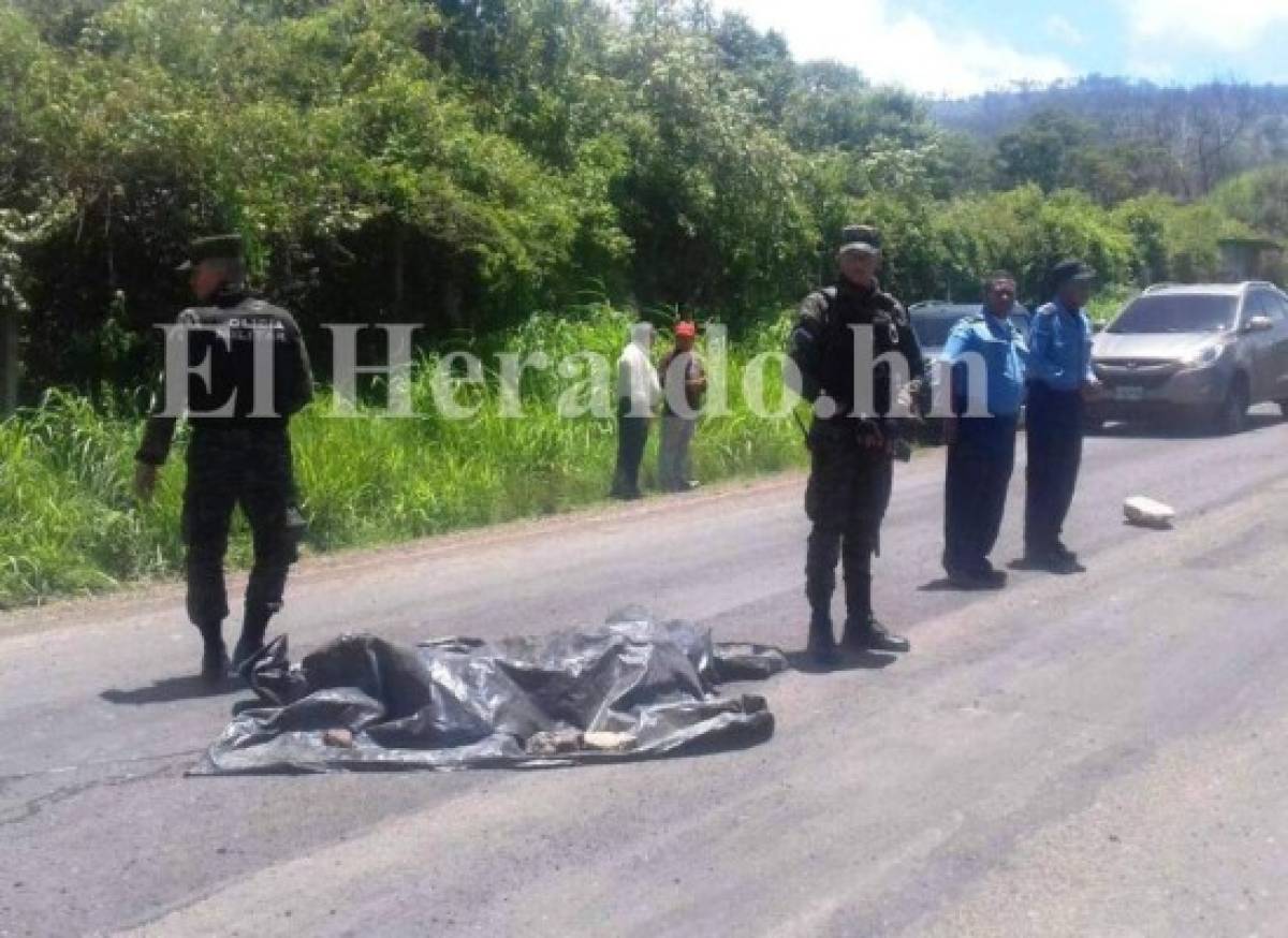 Menor muere al caer de la paila de un vehículo en carretera a Valle de Ángeles