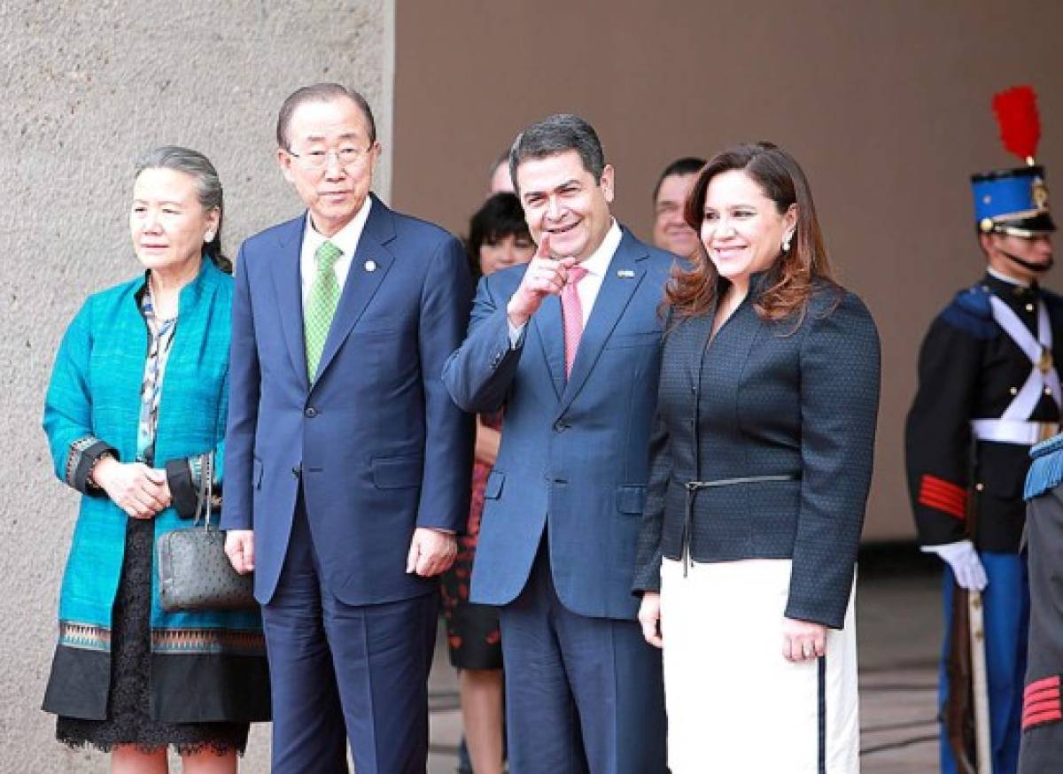 La visita de Ban Ki-moon a Honduras en fotos