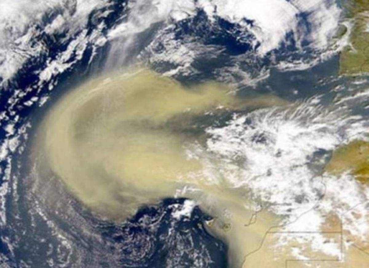 Nube de polvo y arena del desierto del Sahara llega a Honduras