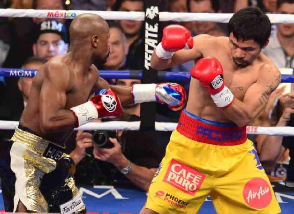 El estadounidense Floyd Mayweather triunfa en la 'Pelea del Siglo'