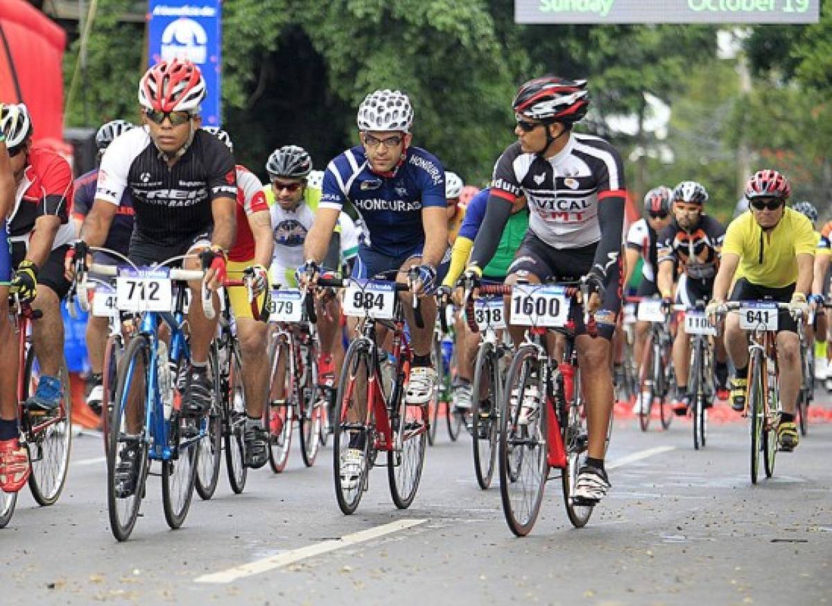 Un éxito convocatoria al máximo evento del ciclismo hondureño