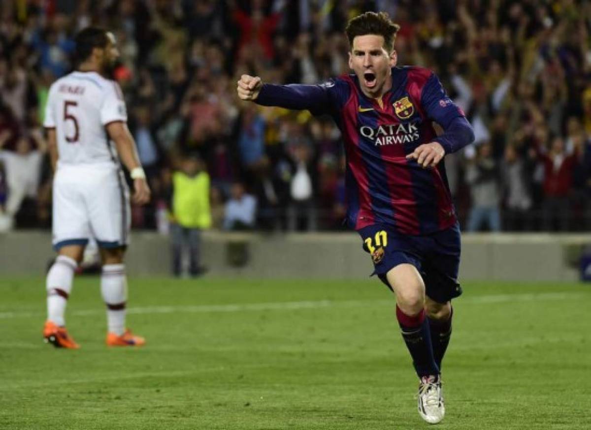 Messi se pone líder en los goleadores de Liga de Campeones