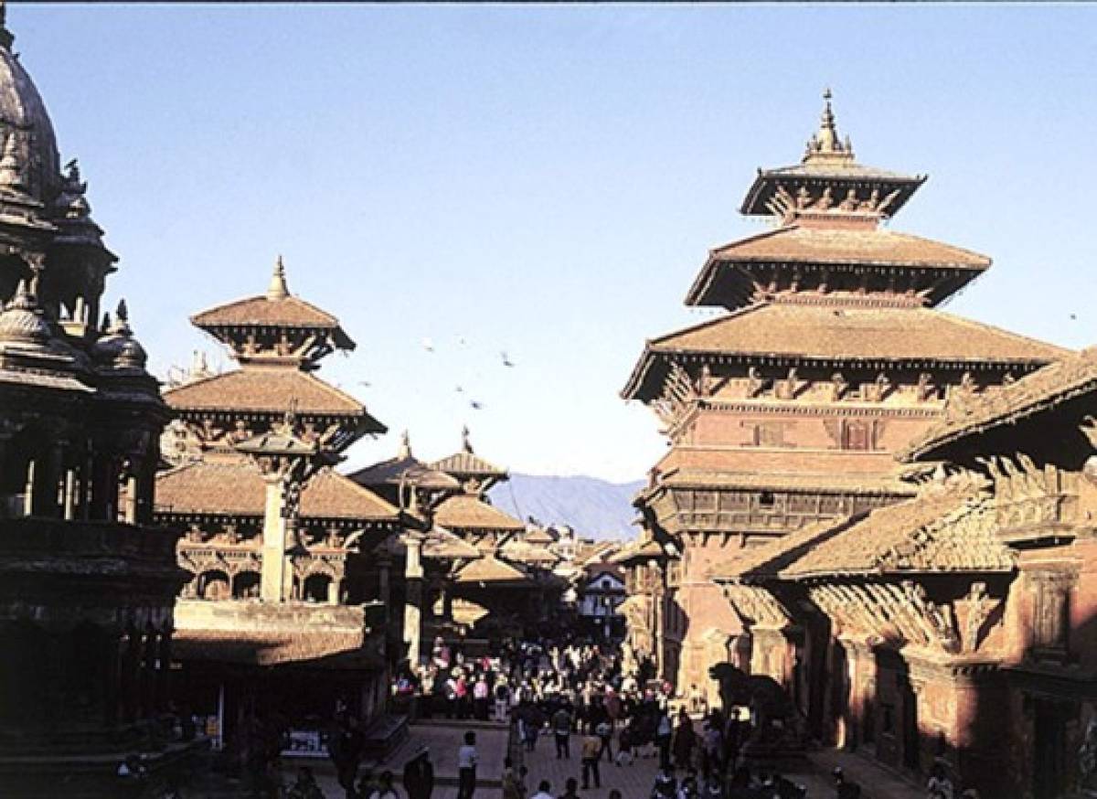 Antes y después de los patrimonios culturales de Nepal