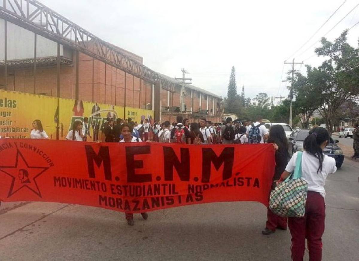 Estudiantes realizan nueva protesta en Tegucigalpa