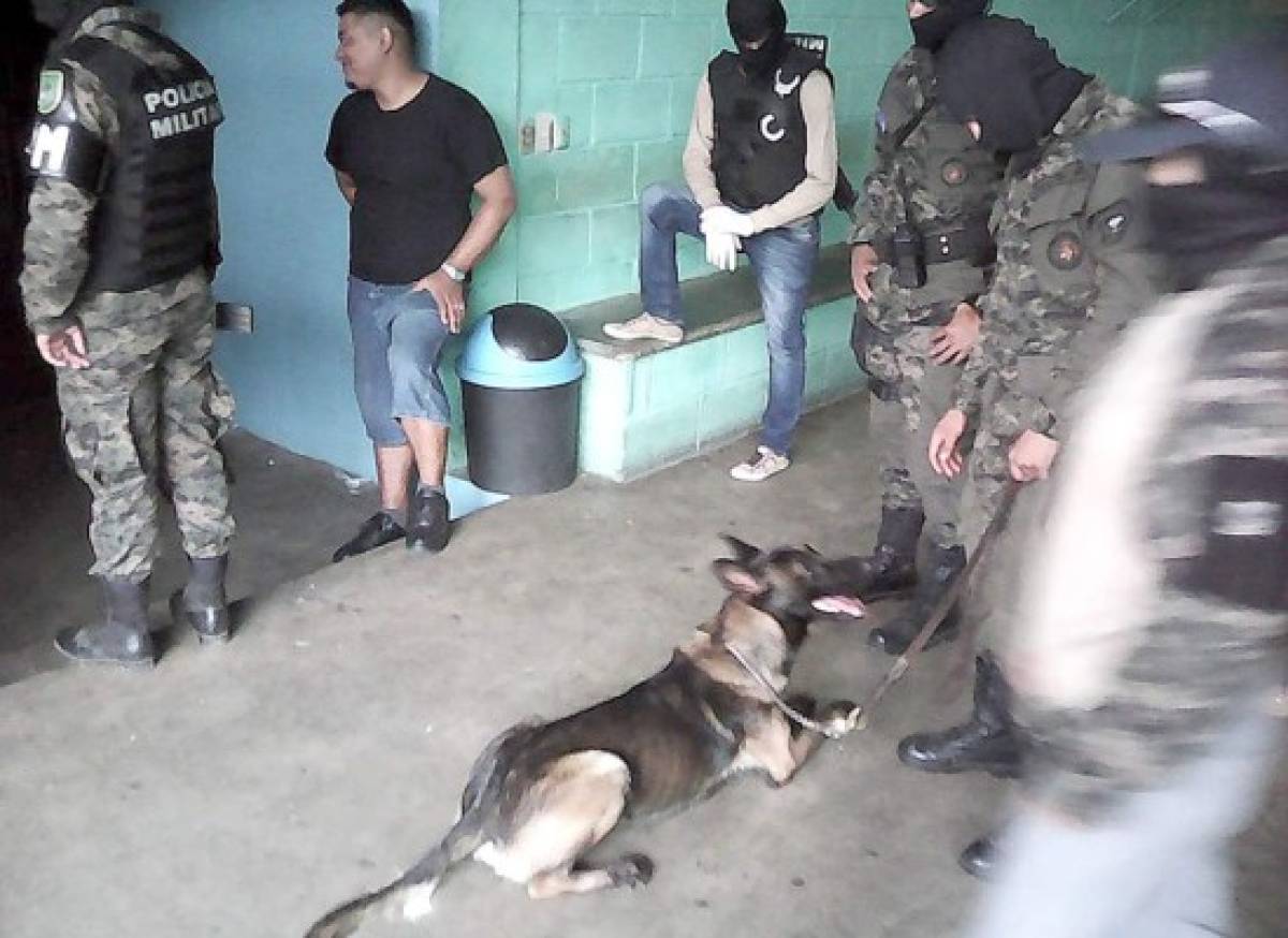 Decomisan armas, dinero y drogas en granja penal de Juticalpa