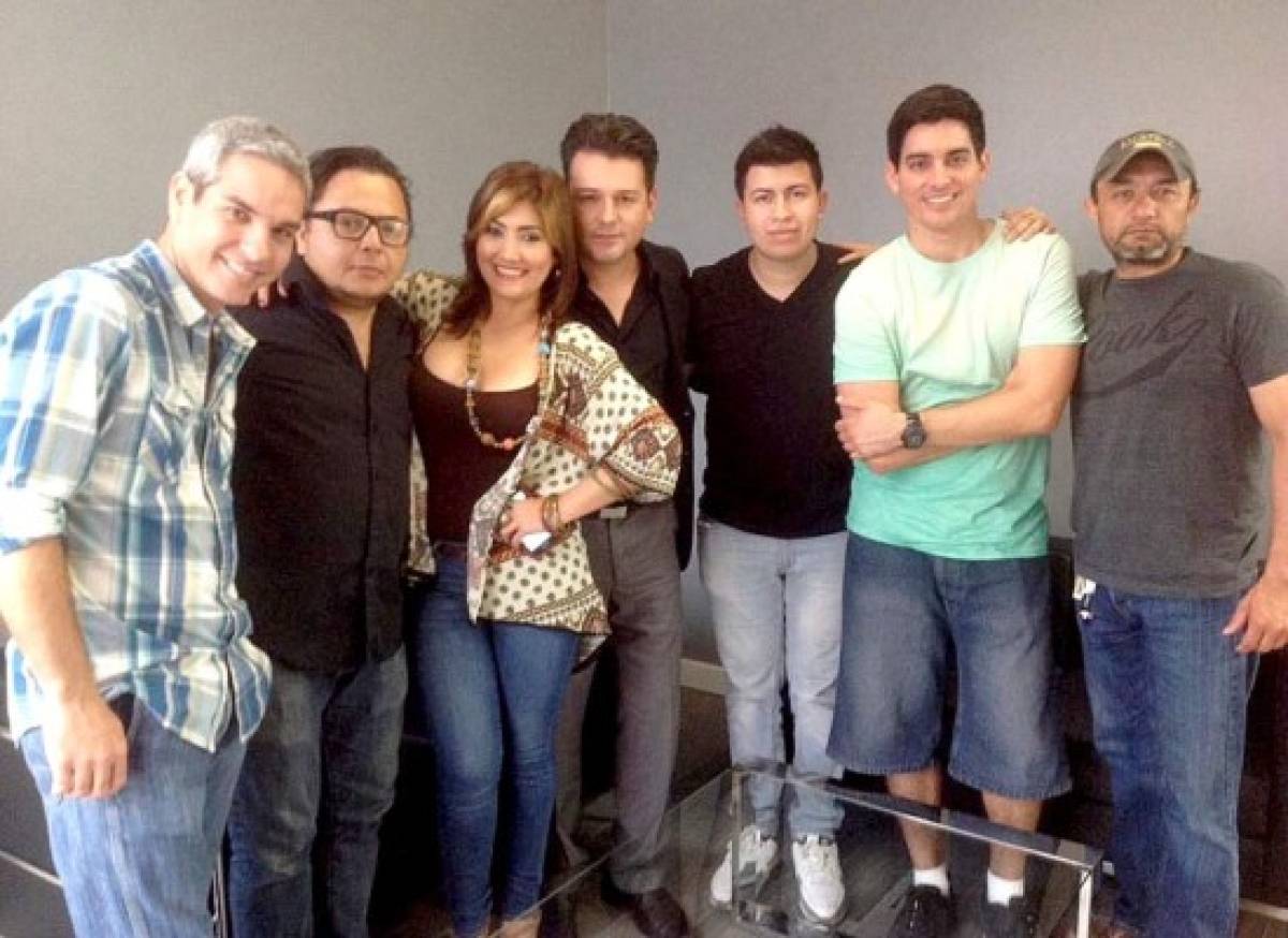 Elenco hondureño en proyecto de cine en Miami