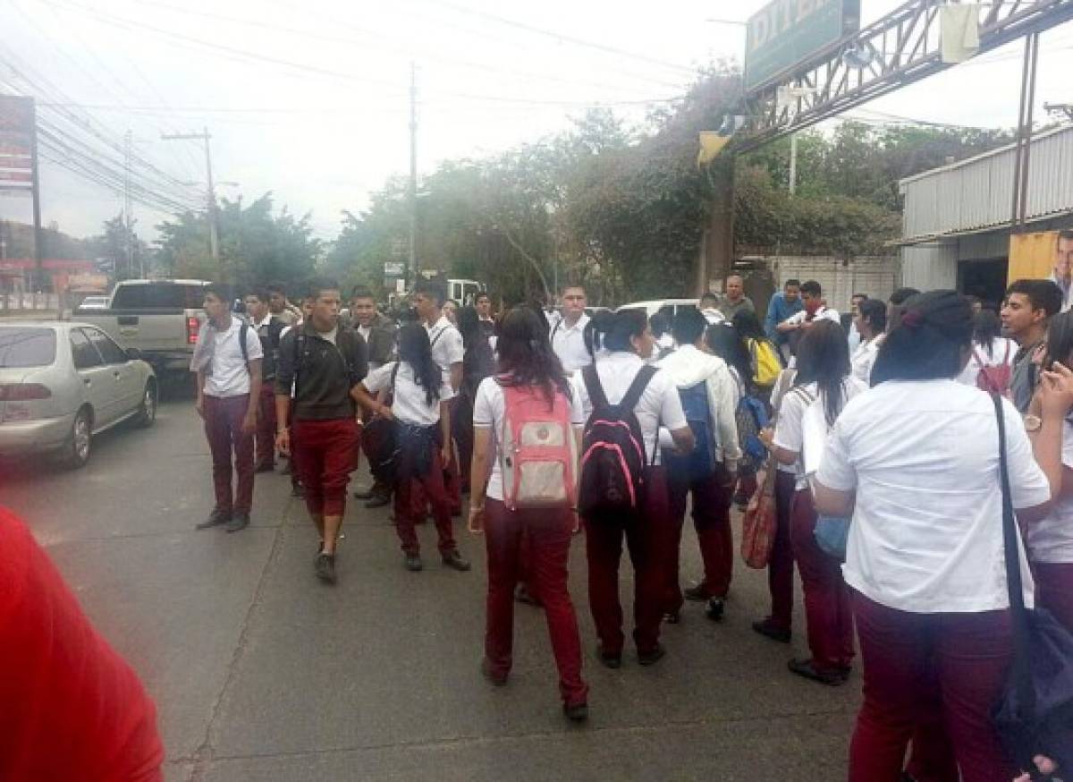 Estudiantes realizan nueva protesta en Tegucigalpa