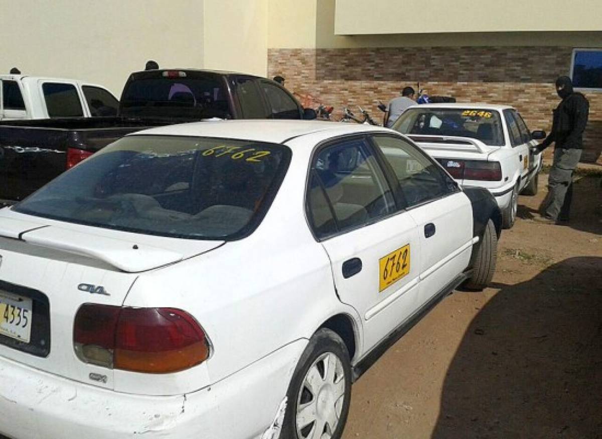 Cae banda de taxistas en la capital de Honduras