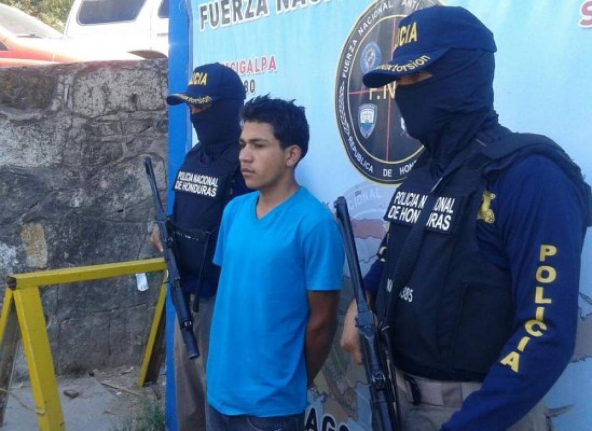 Capturan a presunto extorsionador en la capital hondureña