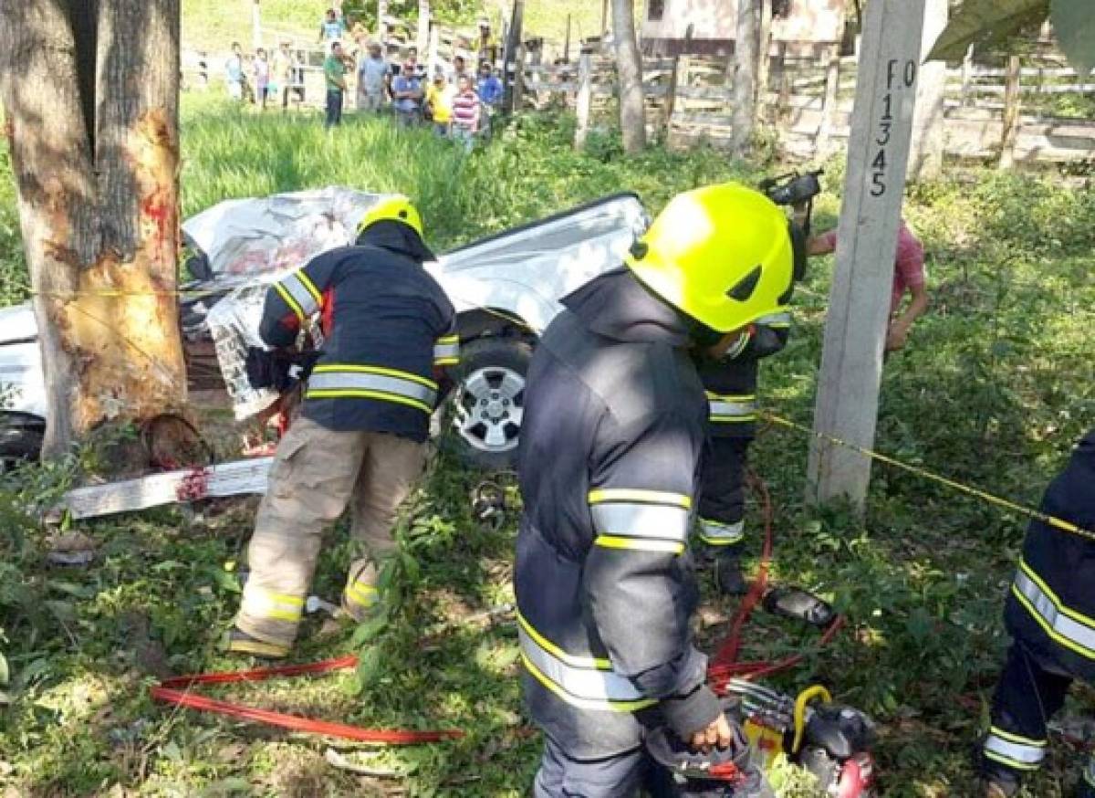 Dos muertos deja accidente de tránsito en el occidente de Honduras