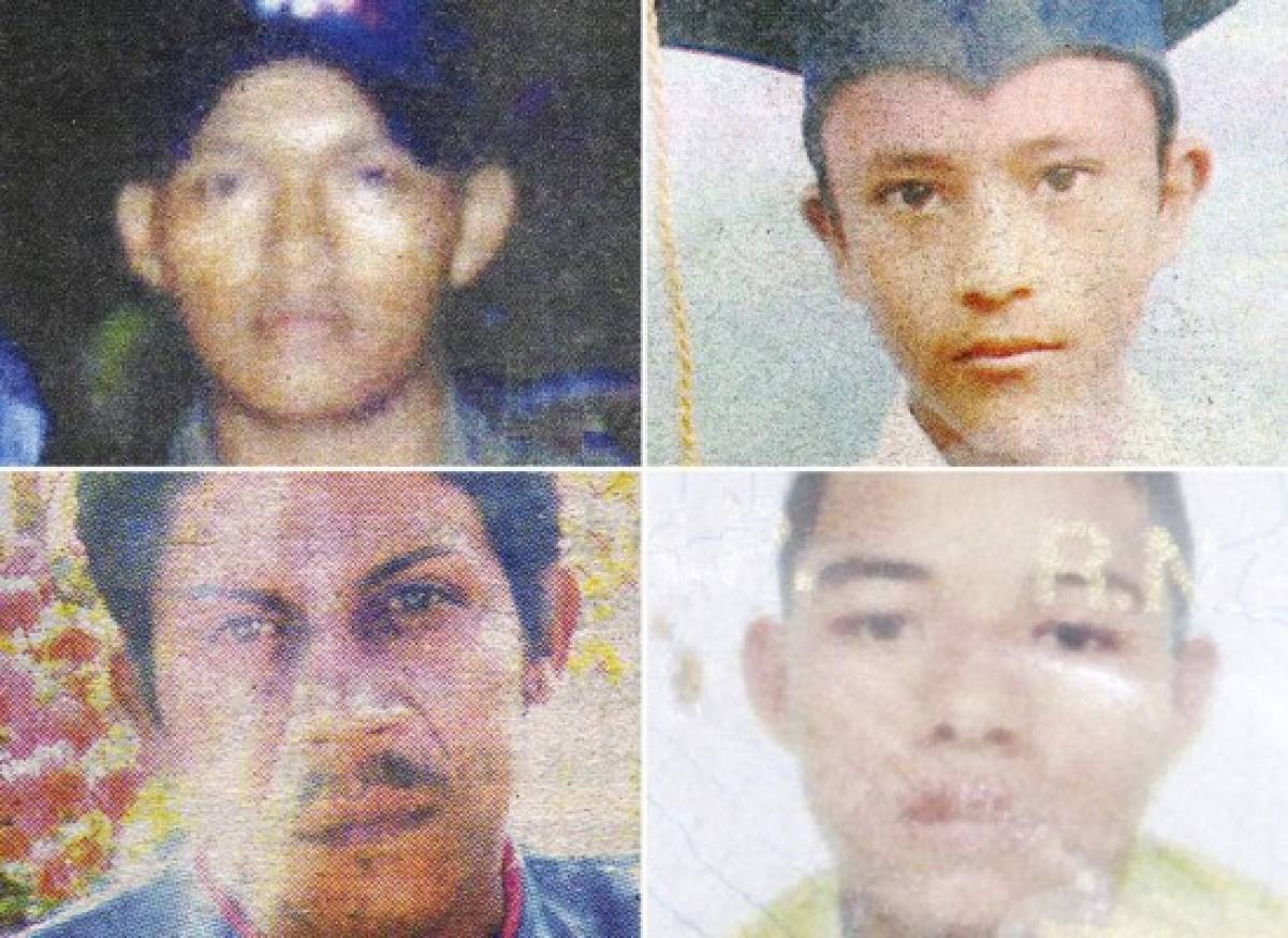 Ellos son los ocho mineros hondureños que siguen soterrados 