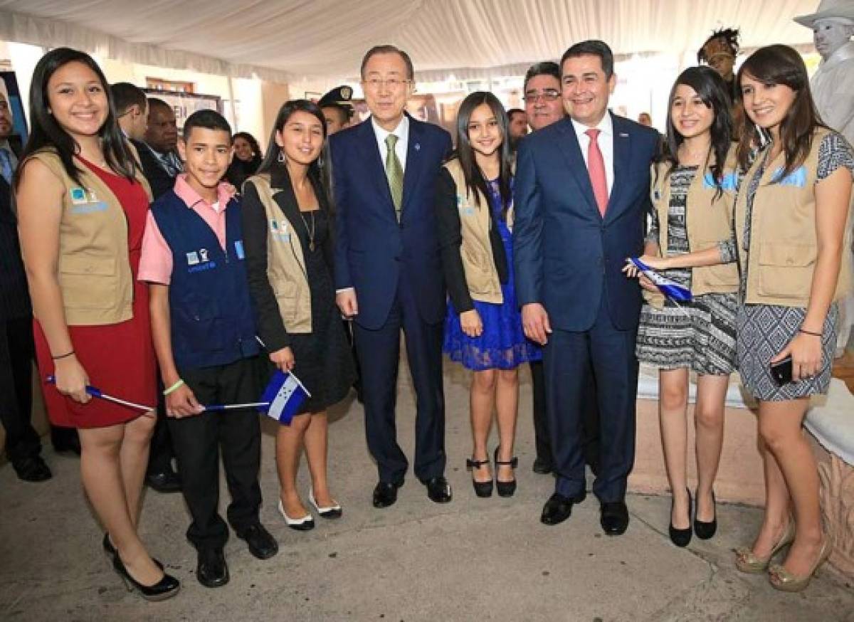 La visita de Ban Ki-moon a Honduras en fotos