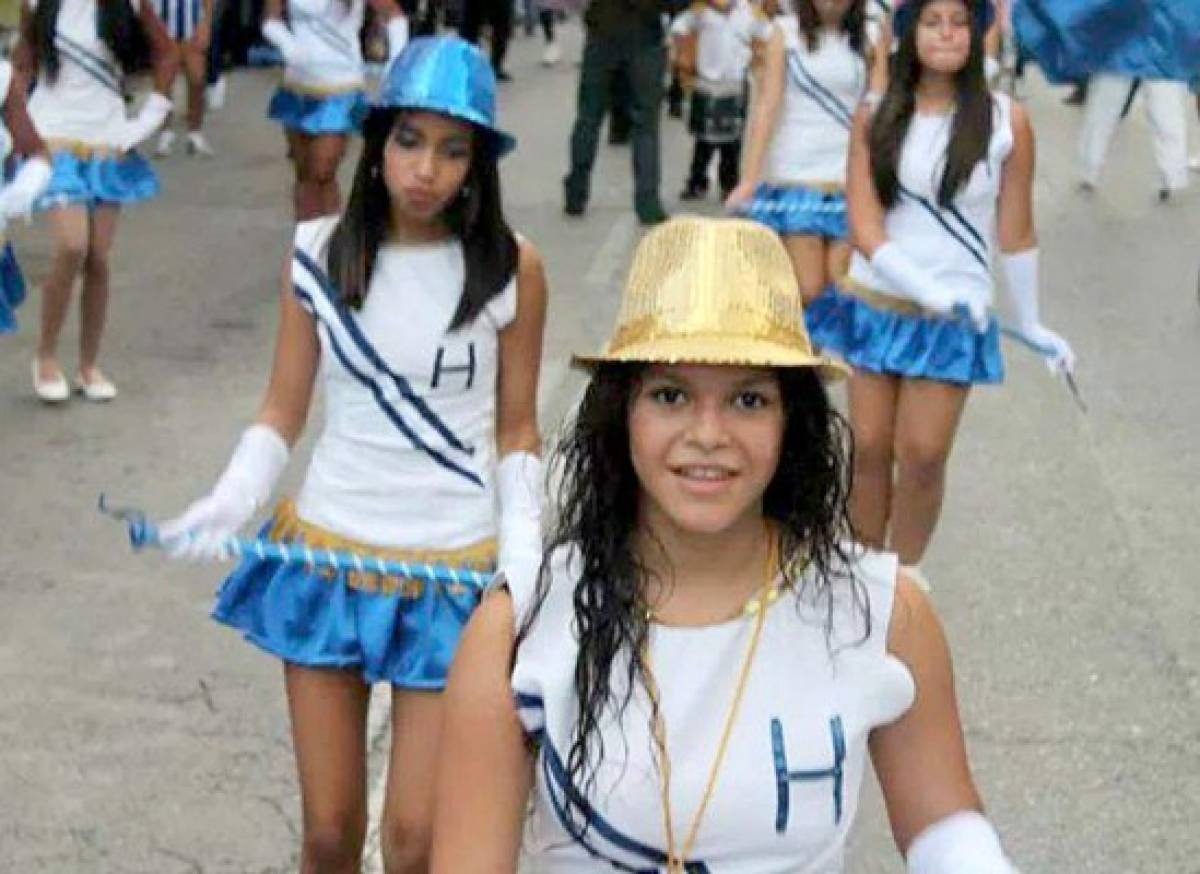 Histórico desfile de hondureños en Girona