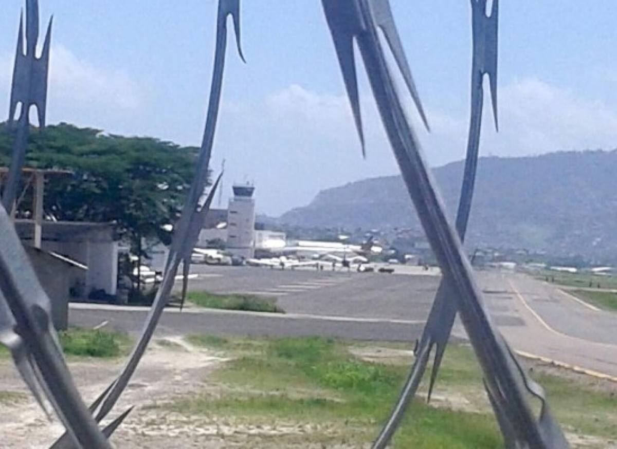Accidente de una avioneta en Toncontín