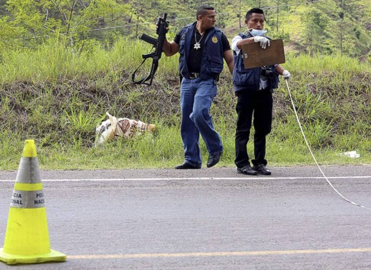 Encuentran cadáver dentro de sacos al oriente de Tegucigalpa