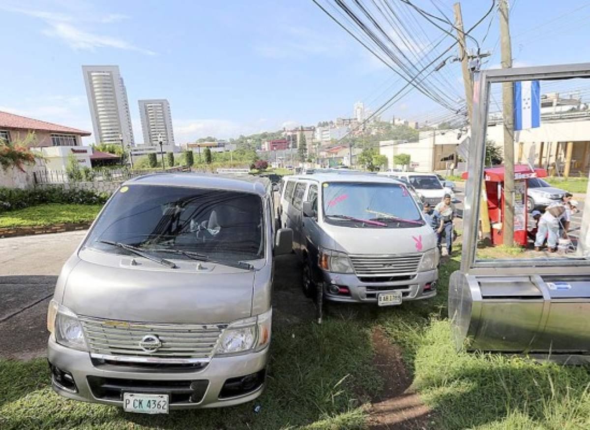 Tegucigalpa: Protesta de conductores de rapiditos