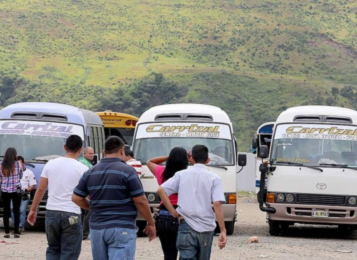 Paro parcial del transporte en capital de Honduras por imparable violencia