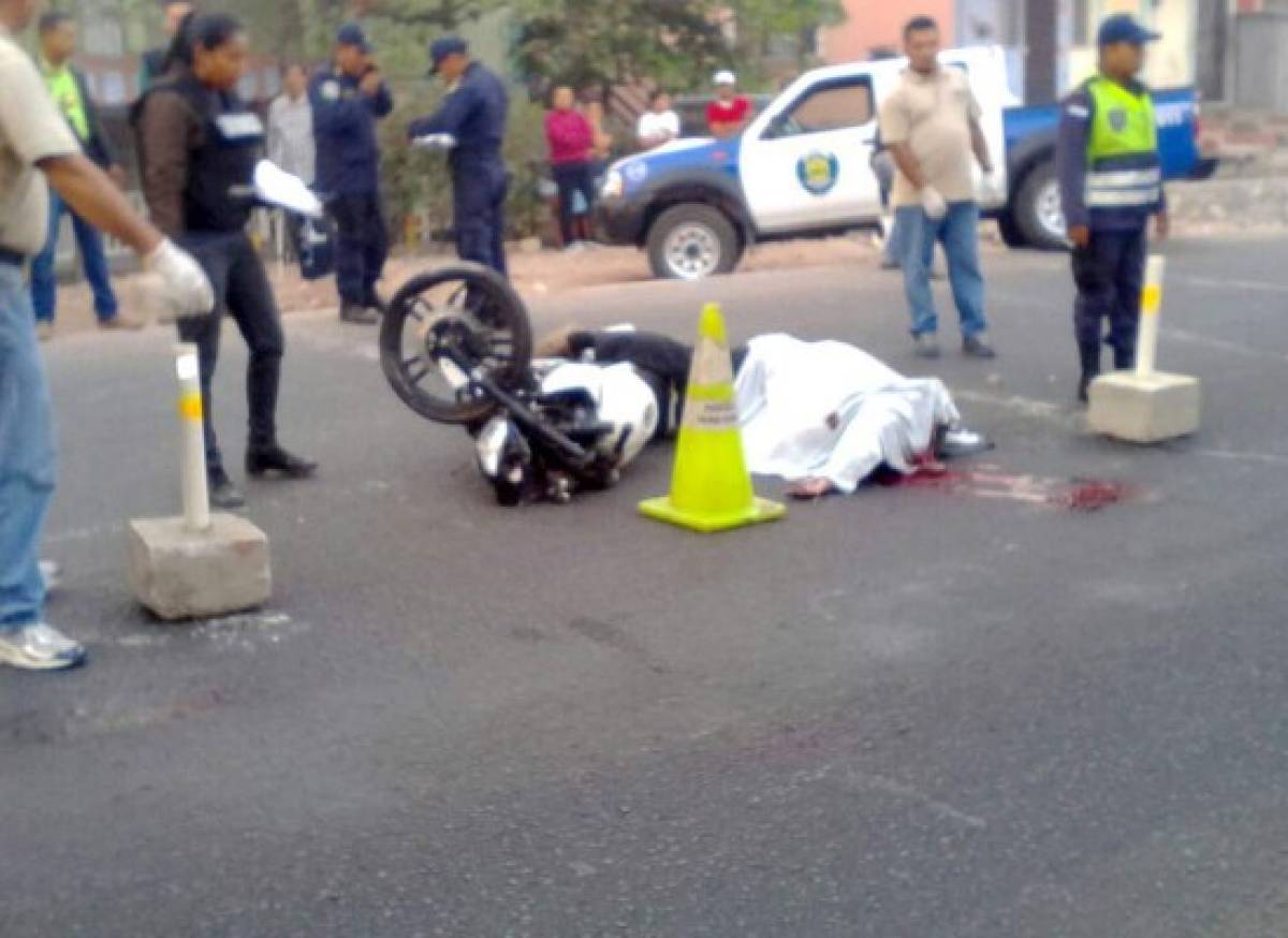 Motociclista muere en accidente de tránsito en Tegucigalpa