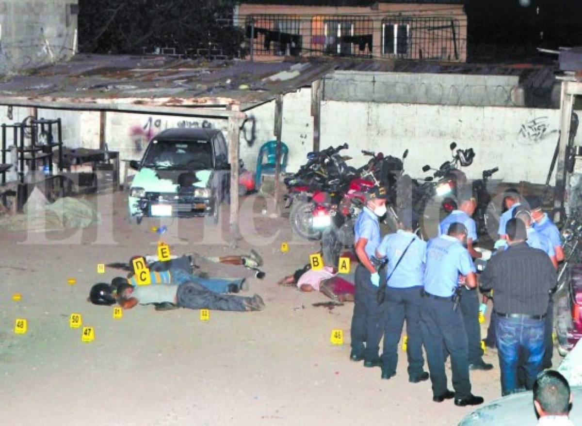 Ocho muertos deja masacre en la capital de Honduras