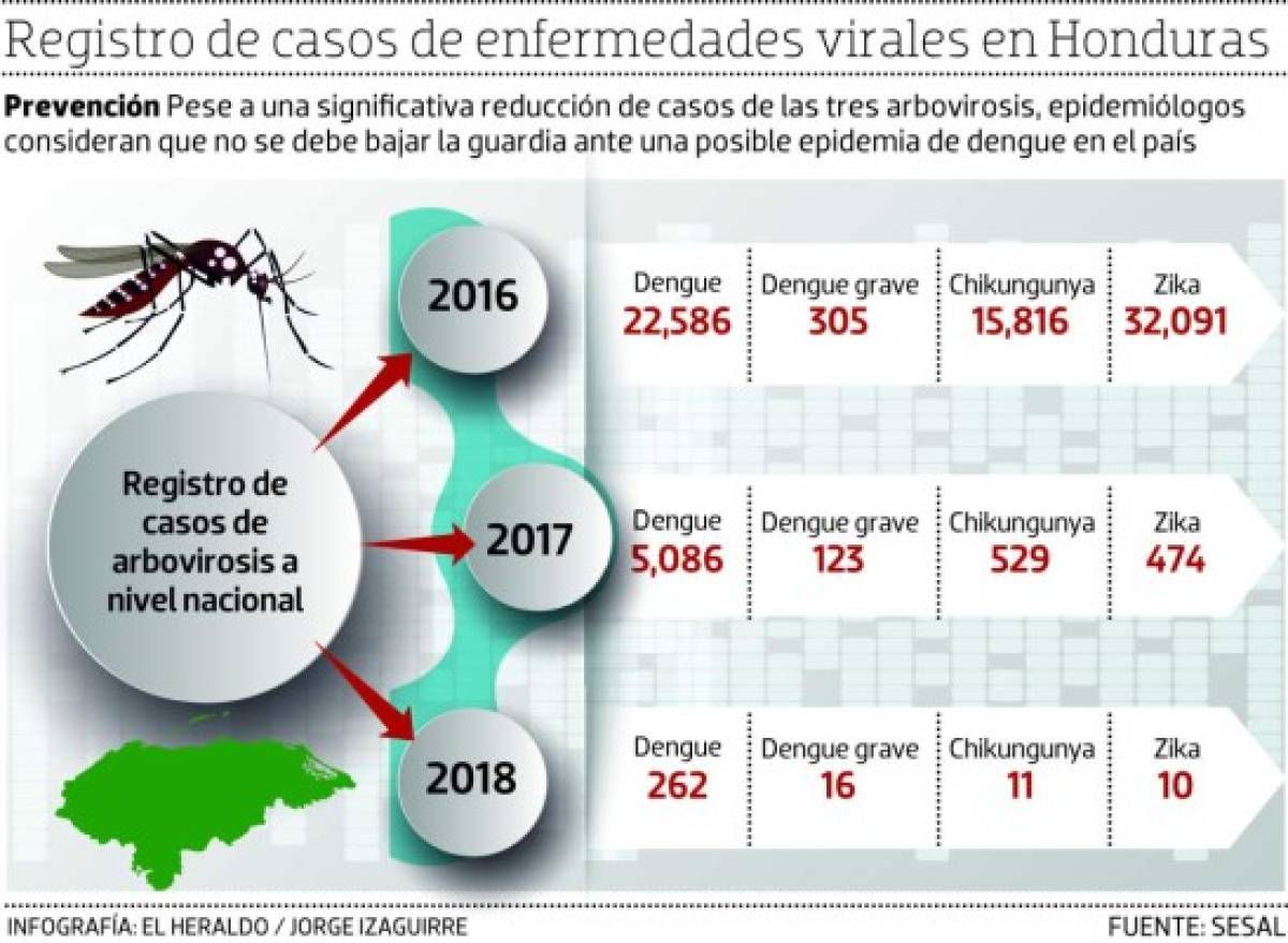 Salud se prepara ante una posible epidemia de dengue en Honduras