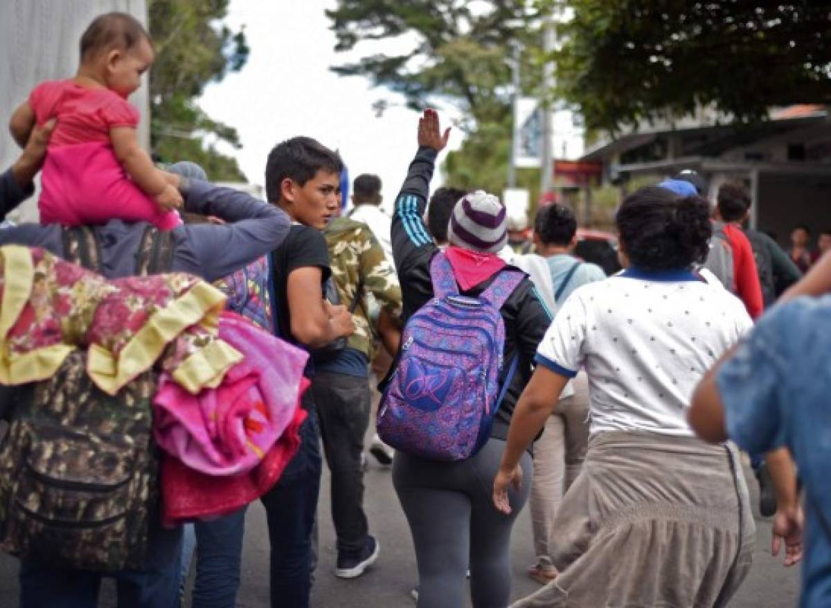 Impiden la salida de 63 menores no acompañados que iban en caravana