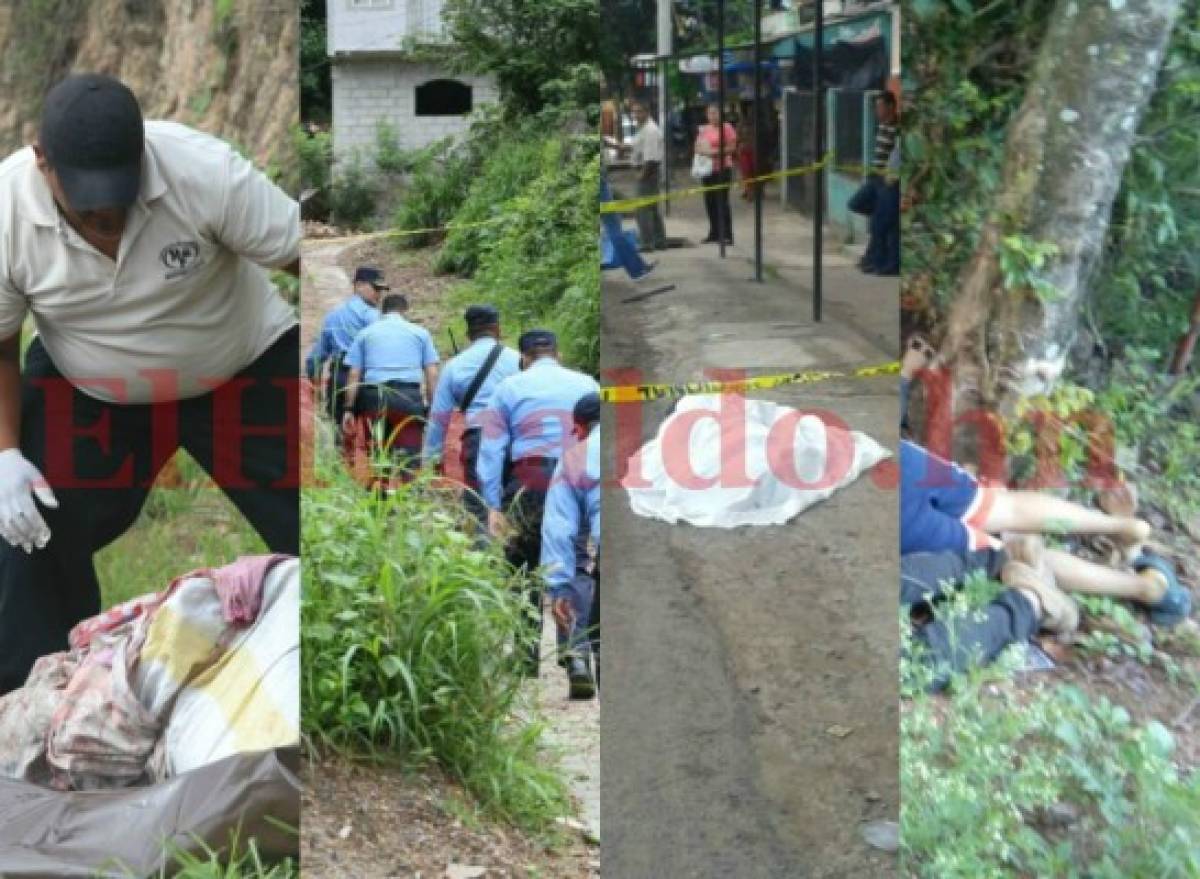 Siete muertos de manera violenta este sábado en diferentes puntos de la capital de Honduras