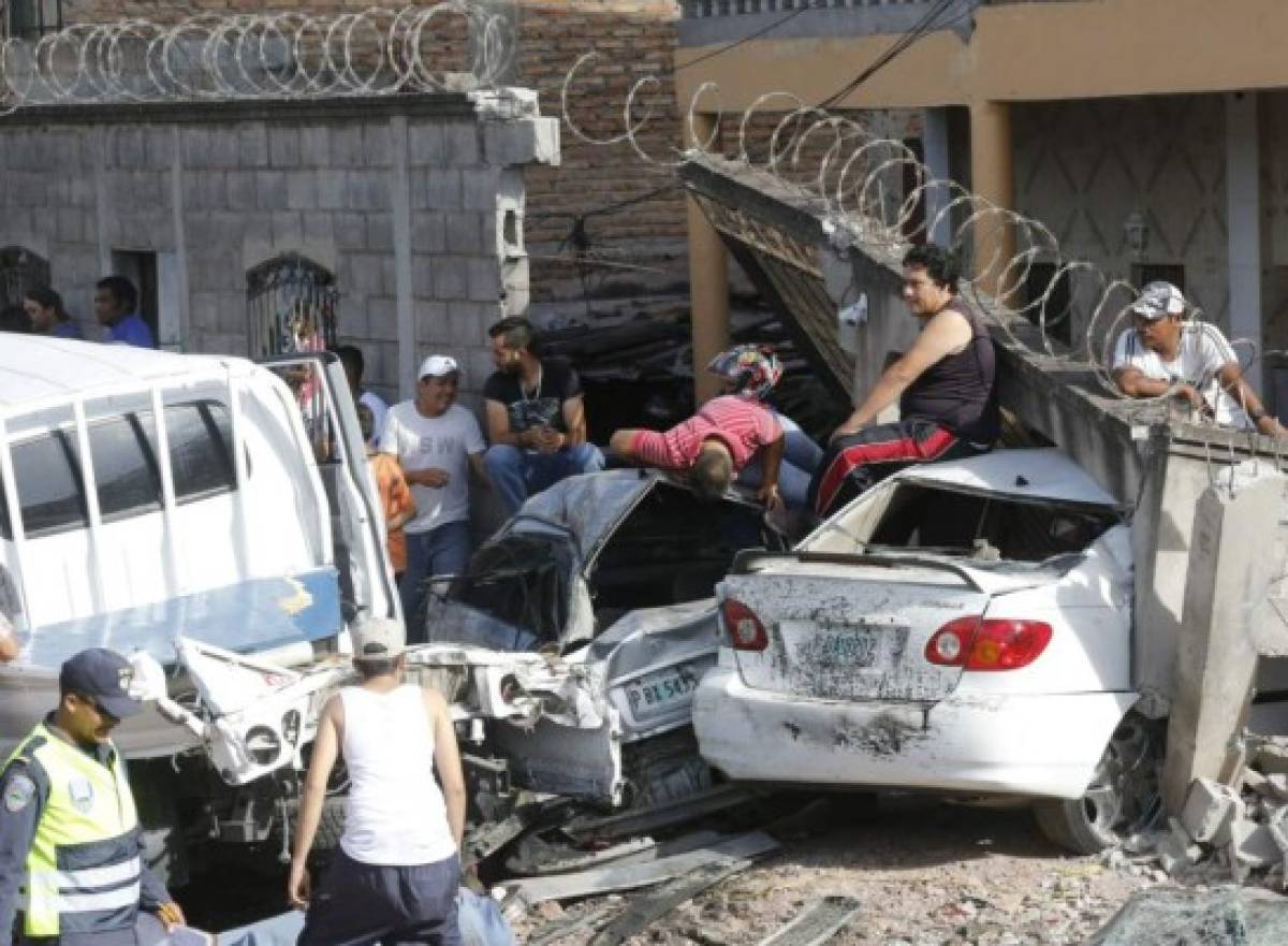 Rastra sin frenos deja muerte y destrucción en la salida a Danlí