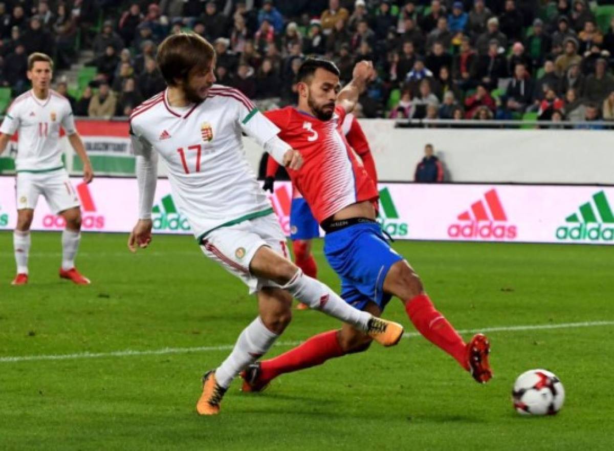 Costa Rica decepciona en su gira europea con otro tropiezo ante Hungría