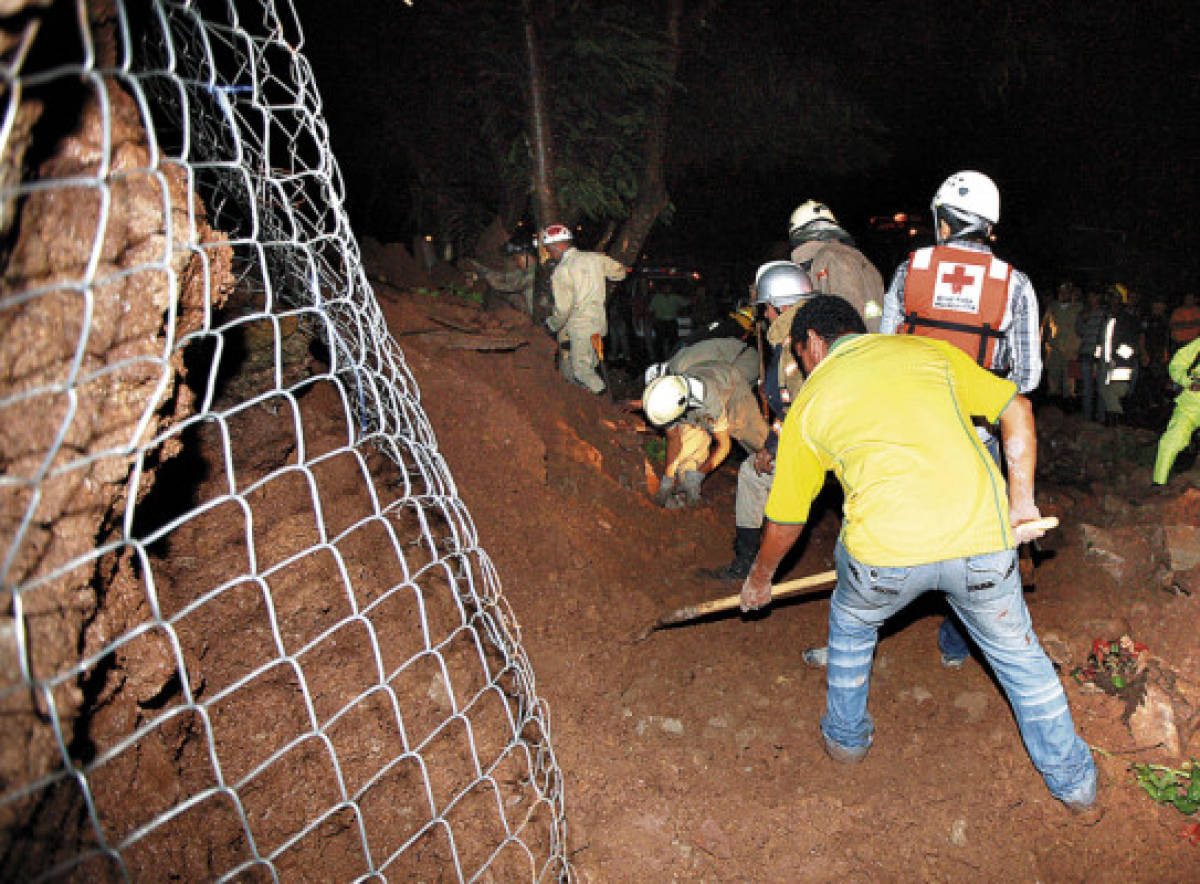 Honduras: Dos muertos y cuatro heridos por caída de muro