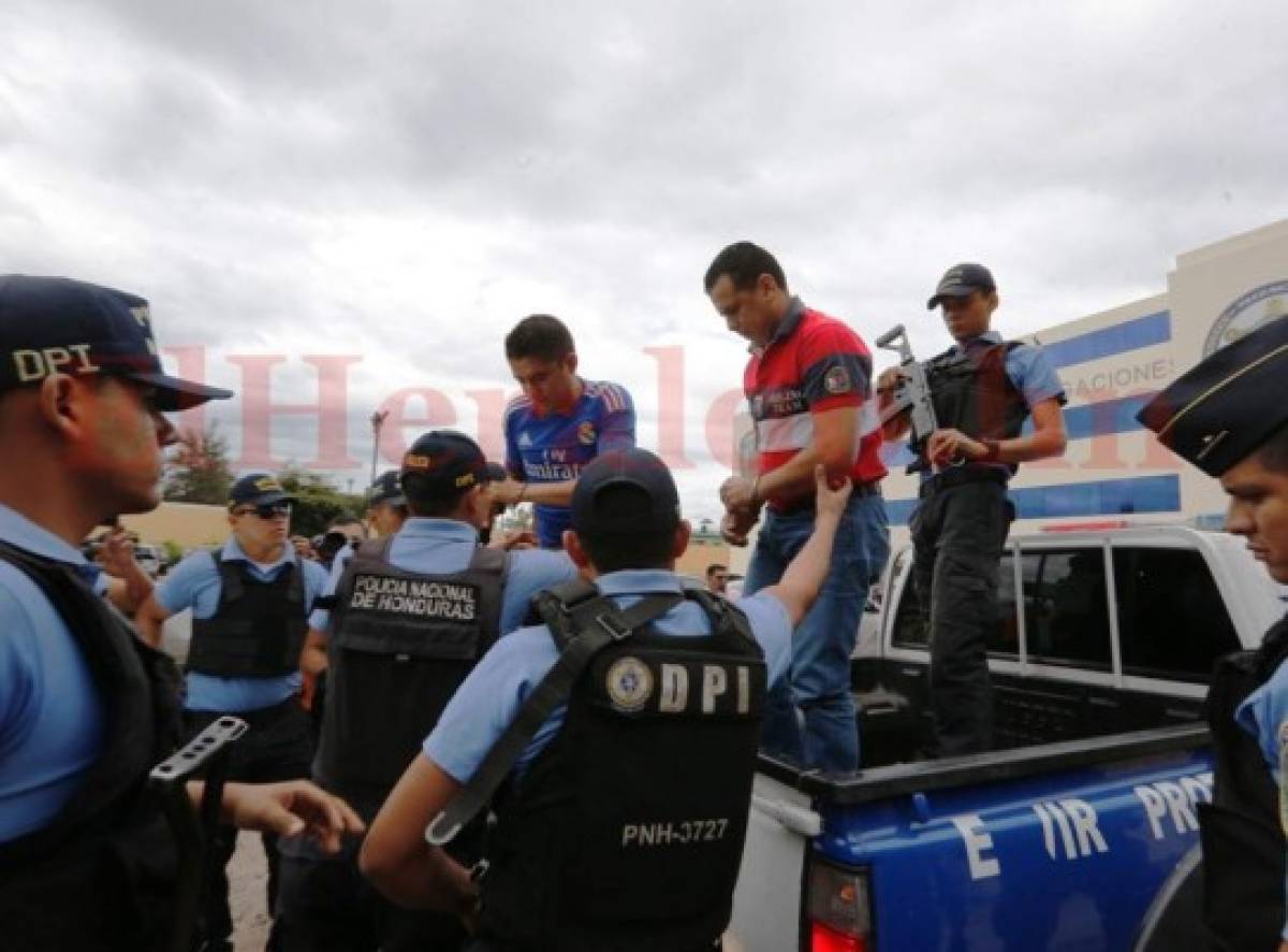 Honduras: Trasladan a Tegucigalpa a policías capturados en Operación Panamericano