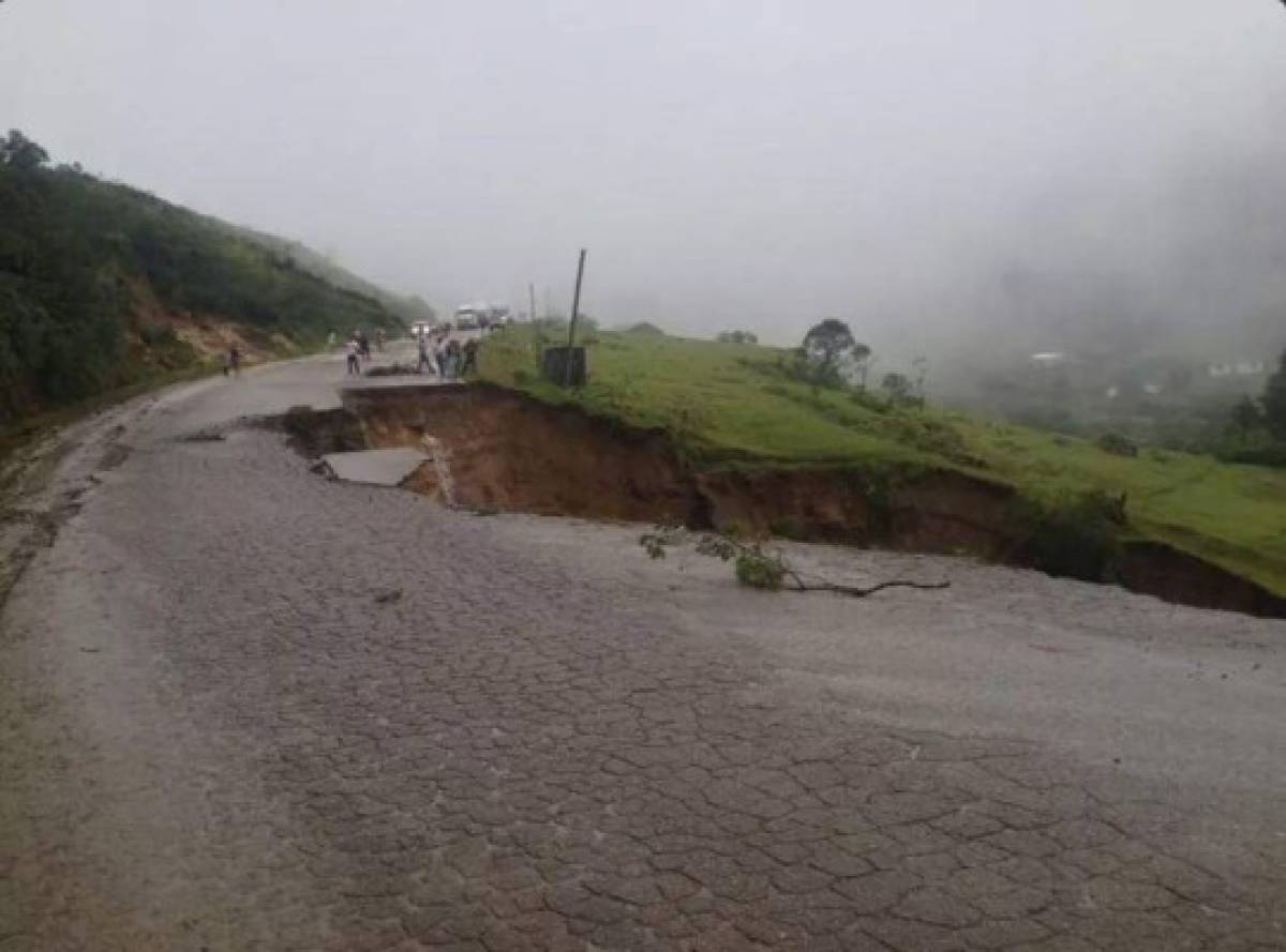 Incomunicadas varias comunidades en occidente por fuertes lluvias