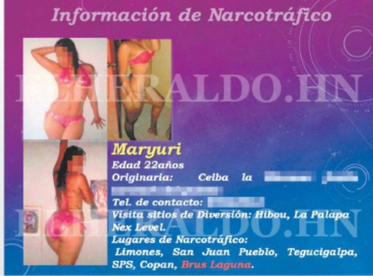 Estas son algunas chicas prepago con las que los narcotraficantes atraen a la tropa y a los oficiales (Foto: EL HERALDO)