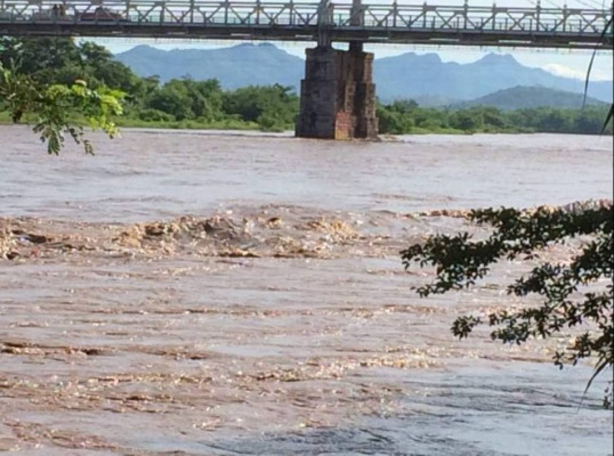 Alerta amarilla para la cuenca del río Choluteca por crecida de caudal