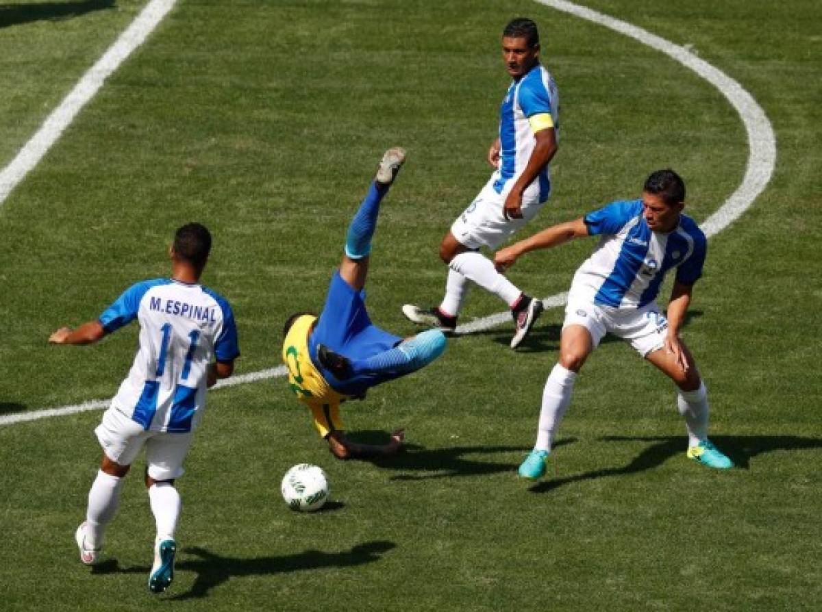 Honduras cayó 0-6 ante Brasil en la semifinal de Rio-2016